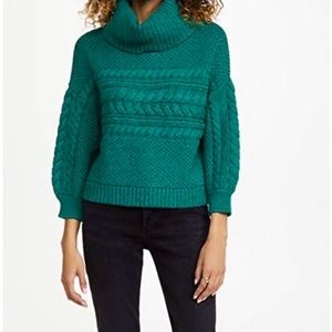 Alice + Olivia Francine Wool Cableknit - M